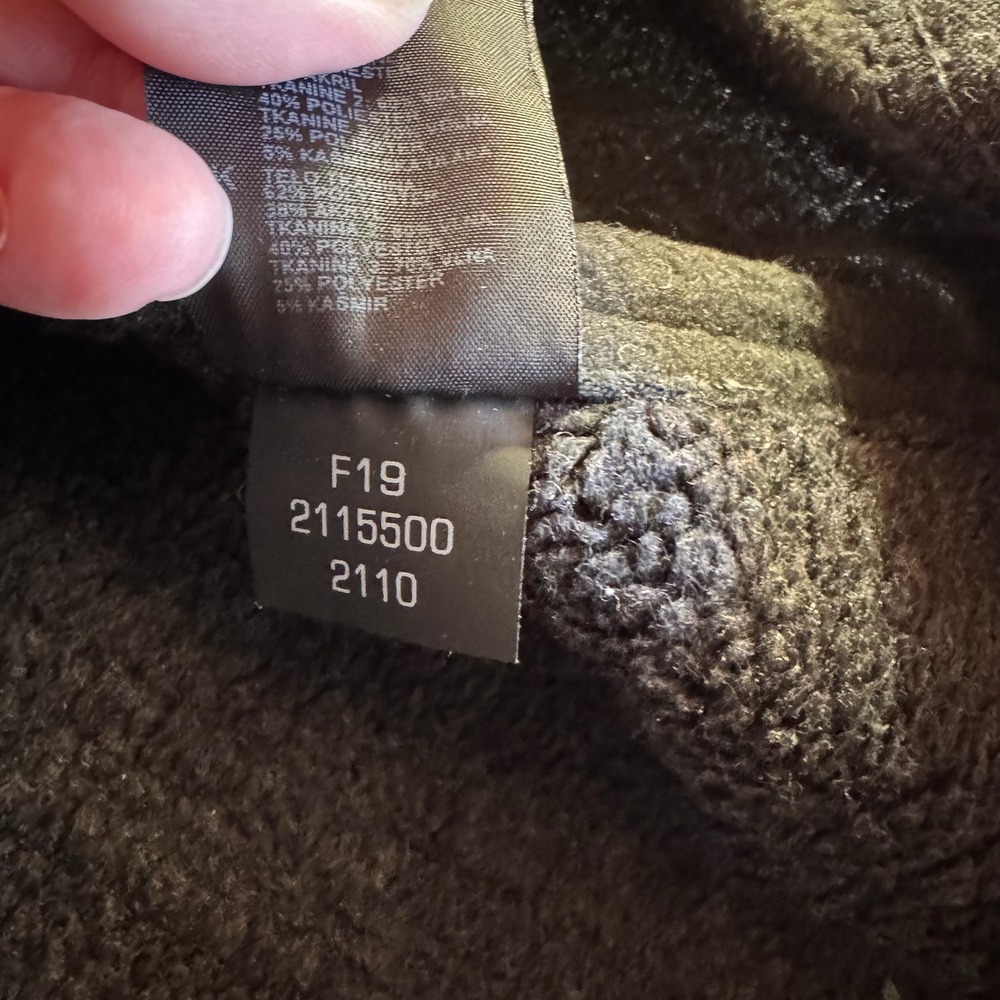Kuhl Dani Sherpa Trench Sueded Long Jacket, Gray‎ Black, Size XS - Picture 11 of 14